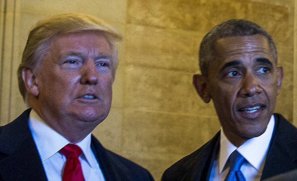 Trump & Obama Criss-Cross Rallies